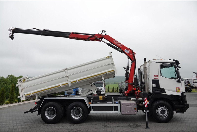 Renault C 380 / 6x4 / WYWROTKA 3 STRONNA + HDS FASSI F135 / HYDROBURTA - Sklápěč, Auto s hydraulickou rukou: obrázek 5 Renault C 380 / 6x4 / WYWROTKA 3 STRONNA + HDS FASSI F135 / HYDROBURTA - Sklápěč, Auto s hydraulickou rukou: obrázek 5