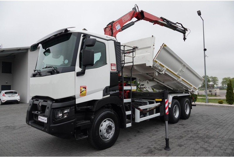 Renault C 380 / 6x4 / WYWROTKA 3 STRONNA + HDS FASSI F135 / HYDROBURTA - Sklápěč, Auto s hydraulickou rukou: obrázek 2 Renault C 380 / 6x4 / WYWROTKA 3 STRONNA + HDS FASSI F135 / HYDROBURTA - Sklápěč, Auto s hydraulickou rukou: obrázek 2