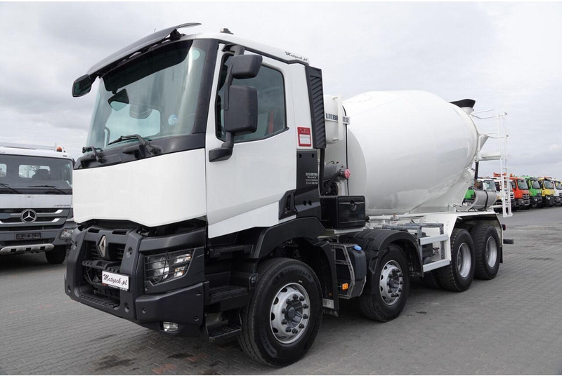 Renault C 380 / 8X4 / BETONOMIESZARKA / GRUSZKA / LIEBHERR 9 M3 / EURO 6 - Autodomíchávač: obrázek 2 Renault C 380 / 8X4 / BETONOMIESZARKA / GRUSZKA / LIEBHERR 9 M3 / EURO 6 - Autodomíchávač: obrázek 2