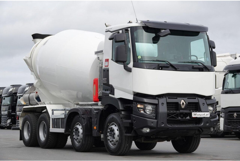 Renault C 380 / 8X4 / BETONOMIESZARKA / GRUSZKA / LIEBHERR 9 M3 / EURO 6 - Autodomíchávač: obrázek 5 Renault C 380 / 8X4 / BETONOMIESZARKA / GRUSZKA / LIEBHERR 9 M3 / EURO 6 - Autodomíchávač: obrázek 5