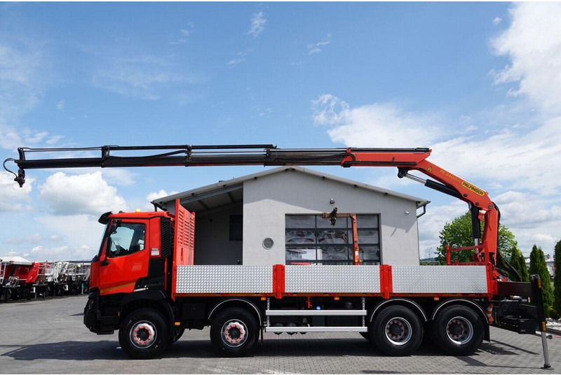 Renault C 430 / 8x4 / SKRZYNIOWY 7 M + HDS PALFINGER PK 24001-K C / WYSÓ - Nákladní automobil valníkový/ Plošinový, Auto s hydraulickou rukou: obrázek 4 Renault C 430 / 8x4 / SKRZYNIOWY 7 M + HDS PALFINGER PK 24001-K C / WYSÓ - Nákladní automobil valníkový/ Plošinový, Auto s hydraulickou rukou: obrázek 4