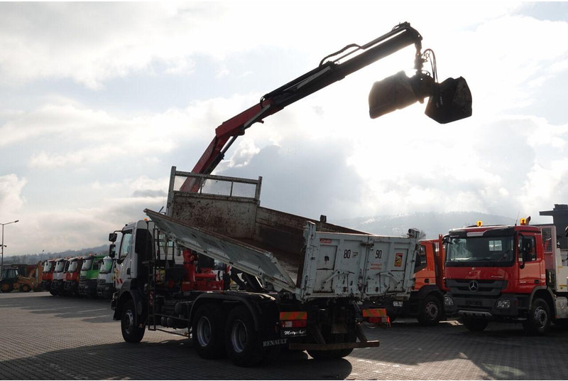 Renault KERAX 410 / 6x4 / WYWROTKA + HDS FASSI F150 / HYDROBURTA / BORDM - Sklápěč, Auto s hydraulickou rukou: obrázek 4 Renault KERAX 410 / 6x4 / WYWROTKA + HDS FASSI F150 / HYDROBURTA / BORDM - Sklápěč, Auto s hydraulickou rukou: obrázek 4