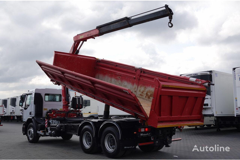 Renault LANDER 3 way tipper + crane FASSI 130 6x4 - Sklápěč, Auto s hydraulickou rukou: obrázek 4 Renault LANDER 3 way tipper + crane FASSI 130 6x4 - Sklápěč, Auto s hydraulickou rukou: obrázek 4
