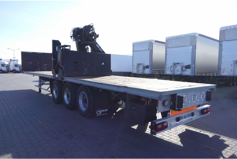 Samro NACZEPA PLATFORMA + HDS HIAB R 150 / DO BUDOWLANKI / PODŁOGA SZY - Návěs valník/ Plato: obrázek 3 Samro NACZEPA PLATFORMA + HDS HIAB R 150 / DO BUDOWLANKI / PODŁOGA SZY - Návěs valník/ Plato: obrázek 3