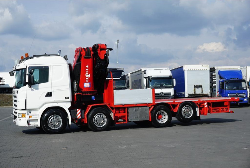 Scania G 480 / 8 X 2 / SKRZYNIOWY + HDS / HMF THOR - O K6 + JIB FJ 2000 - Nákladní automobil valníkový/ Plošinový, Auto s hydraulickou rukou: obrázek 4 Scania G 480 / 8 X 2 / SKRZYNIOWY + HDS / HMF THOR - O K6 + JIB FJ 2000 - Nákladní automobil valníkový/ Plošinový, Auto s hydraulickou rukou: obrázek 4