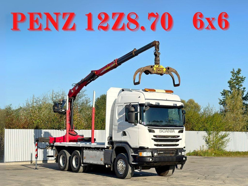 Scania G490 - Lesovůz, Auto s hydraulickou rukou: obrázek 1 Scania G490 - Lesovůz, Auto s hydraulickou rukou: obrázek 1