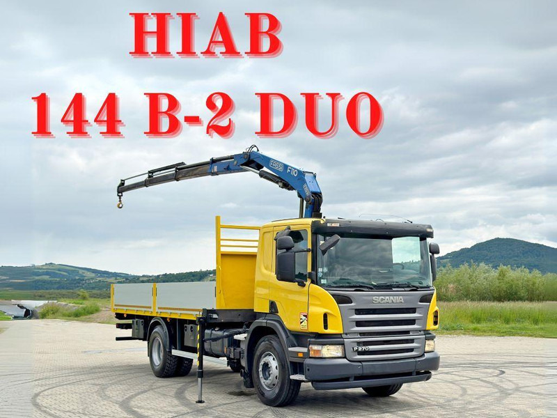 Scania P 270 * FASSI F110A.23 + FUNK * TOPZUSTAND - Nákladní automobil valníkový/ Plošinový, Auto s hydraulickou rukou: obrázek 1 Scania P 270 * FASSI F110A.23 + FUNK * TOPZUSTAND - Nákladní automobil valníkový/ Plošinový, Auto s hydraulickou rukou: obrázek 1