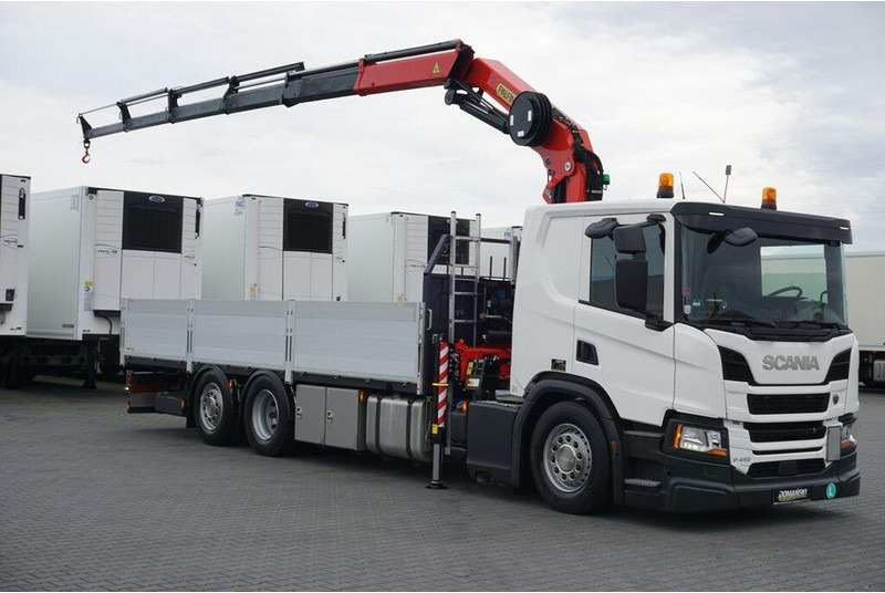 Scania P 410 / 6 X 2 / SKRZYNIOWY + HDS / PALFINGER PK 24 001 / OŚ SKRĘ - Nákladní automobil valníkový/ Plošinový, Auto s hydraulickou rukou: obrázek 2 Scania P 410 / 6 X 2 / SKRZYNIOWY + HDS / PALFINGER PK 24 001 / OŚ SKRĘ - Nákladní automobil valníkový/ Plošinový, Auto s hydraulickou rukou: obrázek 2