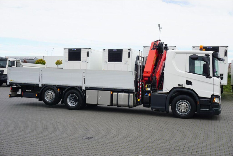 Scania P 410 / 6 X 2 / SKRZYNIOWY + HDS / PALFINGER PK 24 001 / OŚ SKRĘ - Nákladní automobil valníkový/ Plošinový, Auto s hydraulickou rukou: obrázek 4 Scania P 410 / 6 X 2 / SKRZYNIOWY + HDS / PALFINGER PK 24 001 / OŚ SKRĘ - Nákladní automobil valníkový/ Plošinový, Auto s hydraulickou rukou: obrázek 4