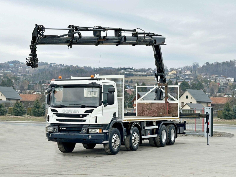 Scania P 410*PLATFORM 7,00m*HIAB 244 E-5 HIPRO+FUNK/8x4 - Nákladní automobil valníkový/ Plošinový, Auto s hydraulickou rukou: obrázek 2 Scania P 410*PLATFORM 7,00m*HIAB 244 E-5 HIPRO+FUNK/8x4 - Nákladní automobil valníkový/ Plošinový, Auto s hydraulickou rukou: obrázek 2