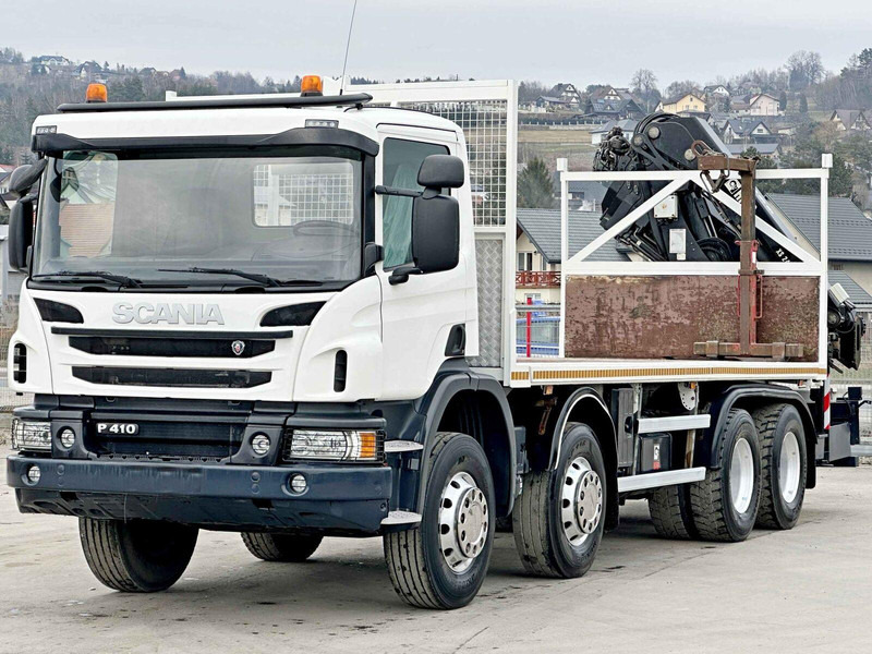 Scania P 410*PLATFORM 7,00m*HIAB 244 E-5 HIPRO+FUNK/8x4 - Nákladní automobil valníkový/ Plošinový, Auto s hydraulickou rukou: obrázek 4 Scania P 410*PLATFORM 7,00m*HIAB 244 E-5 HIPRO+FUNK/8x4 - Nákladní automobil valníkový/ Plošinový, Auto s hydraulickou rukou: obrázek 4
