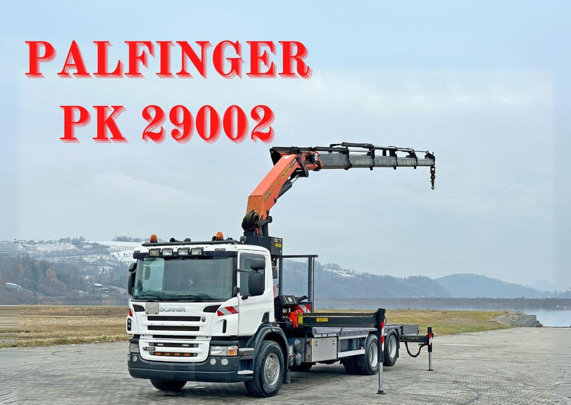 Scania P 420* PLATFORM 6,80m * PK 29002+FUNK * TOP - Nákladní automobil valníkový/ Plošinový, Auto s hydraulickou rukou: obrázek 1 Scania P 420* PLATFORM 6,80m * PK 29002+FUNK * TOP - Nákladní automobil valníkový/ Plošinový, Auto s hydraulickou rukou: obrázek 1