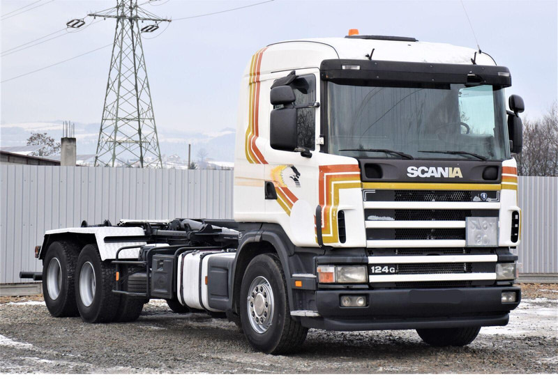 Scania R124 470 Abrollkipper * 6x2 * Motor Problem - Hákový nosič kontejnerů: obrázek 3 Scania R124 470 Abrollkipper * 6x2 * Motor Problem - Hákový nosič kontejnerů: obrázek 3