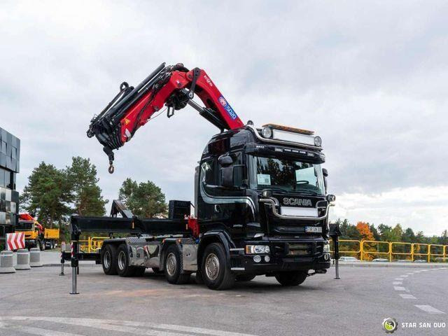 Scania R580 8x4 HMF 5020-K6, JOAB L20 5200AK Hooklift - Hákový nosič kontejnerů, Auto s hydraulickou rukou: obrázek 4 Scania R580 8x4 HMF 5020-K6, JOAB L20 5200AK Hooklift - Hákový nosič kontejnerů, Auto s hydraulickou rukou: obrázek 4