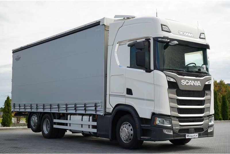 Scania S 450 / SOLÓWKA / 6X2 / OŚ PODNOSZONA / 2019 / - Plachtový nákladní auto: obrázek 1 Scania S 450 / SOLÓWKA / 6X2 / OŚ PODNOSZONA / 2019 / - Plachtový nákladní auto: obrázek 1
