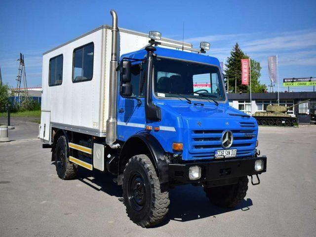 Unimog Mercedes-Benz Unimog U 4000 4x4 Camper Expeditio - Podvozek s kabinou, Auto s hydraulickou rukou: obrázek 1 Unimog Mercedes-Benz Unimog U 4000 4x4 Camper Expeditio - Podvozek s kabinou, Auto s hydraulickou rukou: obrázek 1
