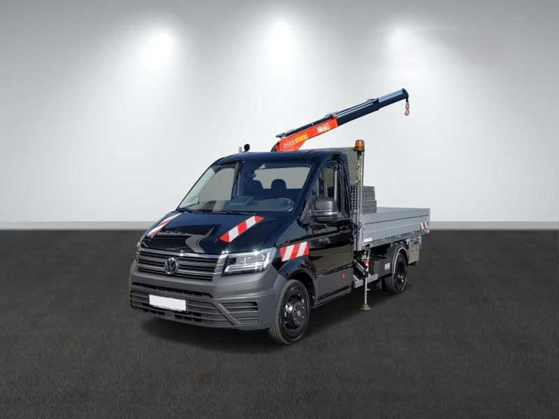 Volkswagen Crafter 50 - Flatbed truck + crane - Nákladní automobil valníkový/ Plošinový, Auto s hydraulickou rukou: obrázek 1 Volkswagen Crafter 50 - Flatbed truck + crane - Nákladní automobil valníkový/ Plošinový, Auto s hydraulickou rukou: obrázek 1