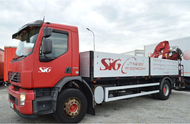Volvo FE 18.320 FLATBED CRANE - Nákladní automobil valníkový/ Plošinový, Auto s hydraulickou rukou: obrázek 2 Volvo FE 18.320 FLATBED CRANE - Nákladní automobil valníkový/ Plošinový, Auto s hydraulickou rukou: obrázek 2