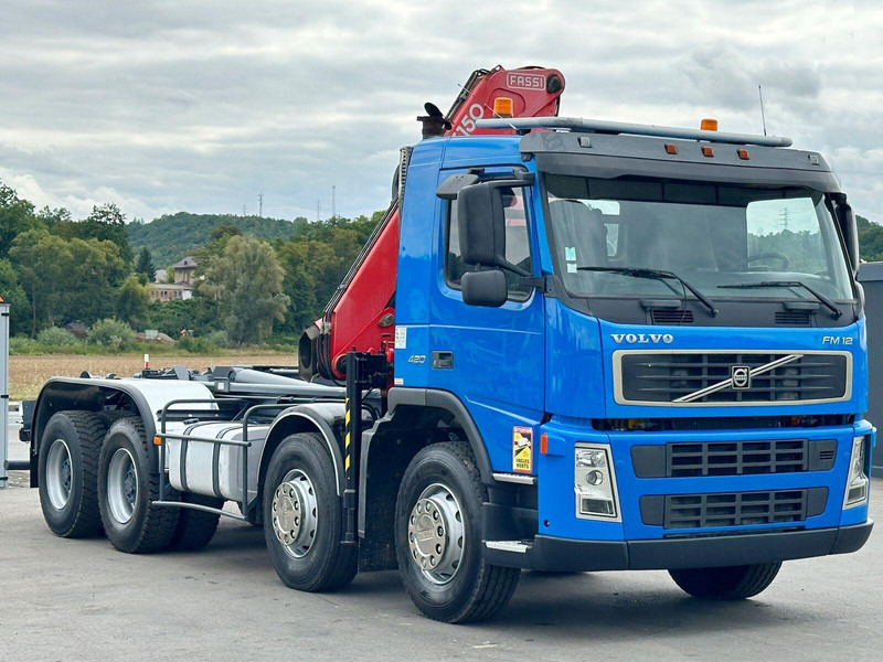 Volvo FM 12.420 * FASSI F150A.21 * 8x4 * TOP - Hákový nosič kontejnerů, Auto s hydraulickou rukou: obrázek 4 Volvo FM 12.420 * FASSI F150A.21 * 8x4 * TOP - Hákový nosič kontejnerů, Auto s hydraulickou rukou: obrázek 4