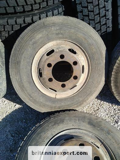 4 x used 7.50-16 LT tyres on 6 studs rims for Toyota Dyna 300 - Kompletní kolo: obrázek 4 4 x used 7.50-16 LT tyres on 6 studs rims for Toyota Dyna 300 - Kompletní kolo: obrázek 4