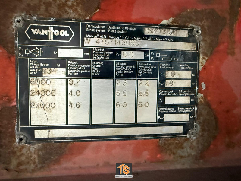 Van Hool 3B0049 KOELER/REEFER/KUHLKOFFER - THERMO KING - KEURING 12/2025 - BELGIUM TRAILER - Chladírenský návěs: obrázek 4 Van Hool 3B0049 KOELER/REEFER/KUHLKOFFER - THERMO KING - KEURING 12/2025 - BELGIUM TRAILER - Chladírenský návěs: obrázek 4