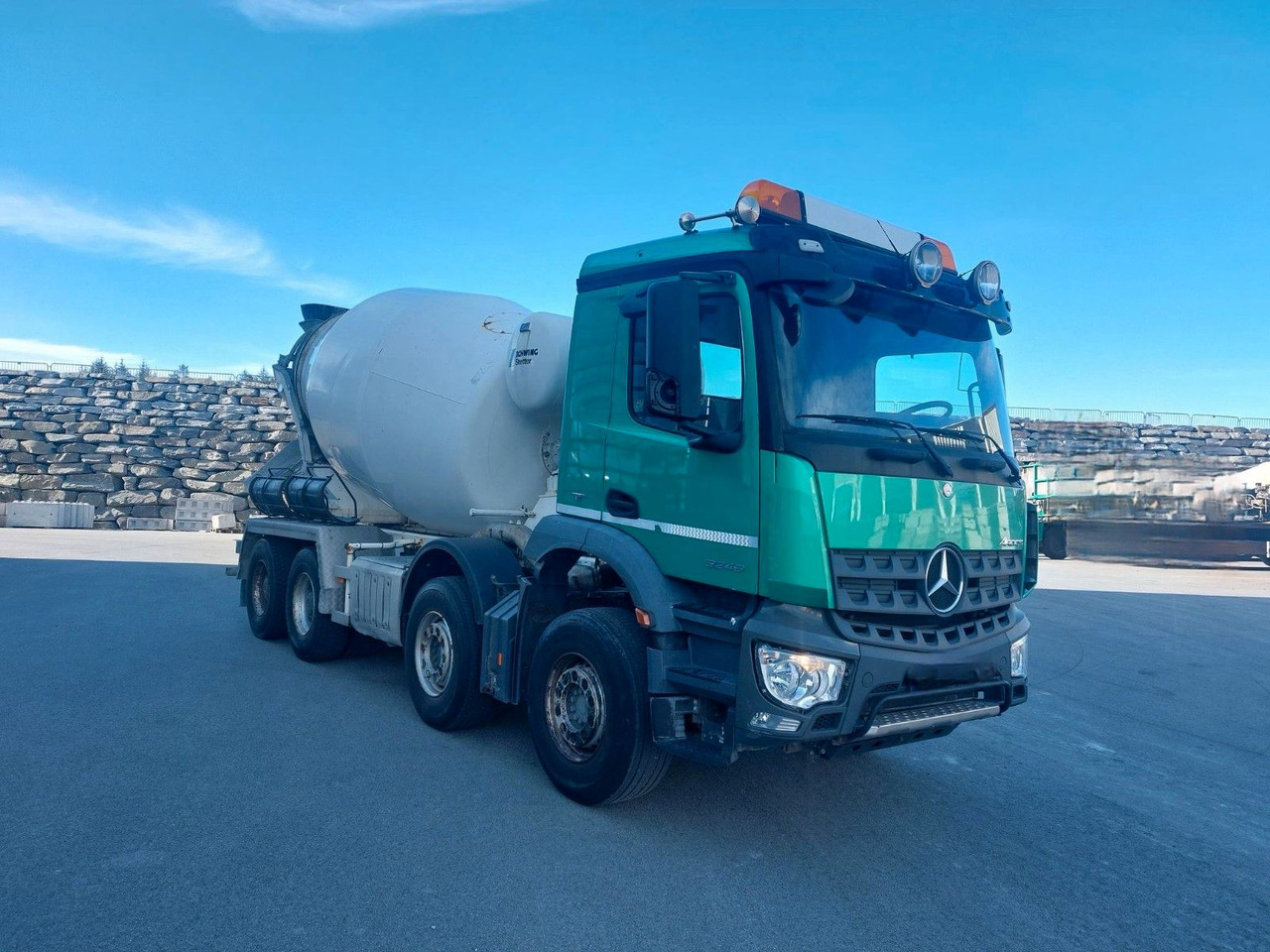 Mercedes-Benz 3246 8x4 / 9 m3 stetter - Autodomíchávač: obrázek 1 Mercedes-Benz 3246 8x4 / 9 m3 stetter - Autodomíchávač: obrázek 1