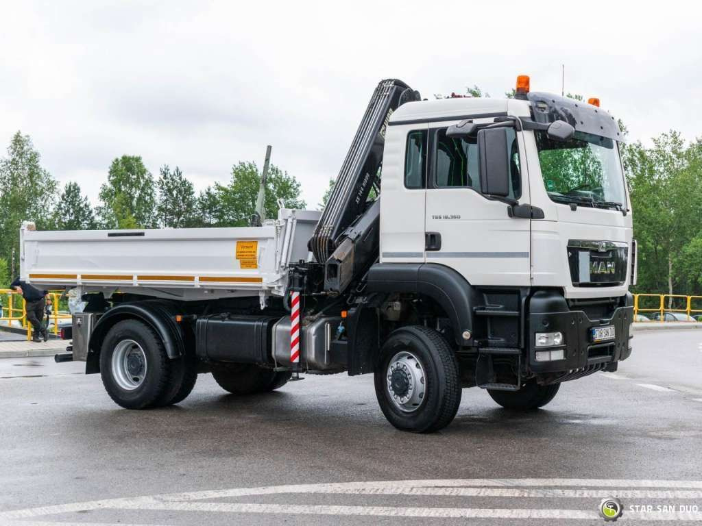 Sklápěč MAN  TGS 18.360 4x4 HIAB 144 E-4 Crane Kipper: obrázek 12