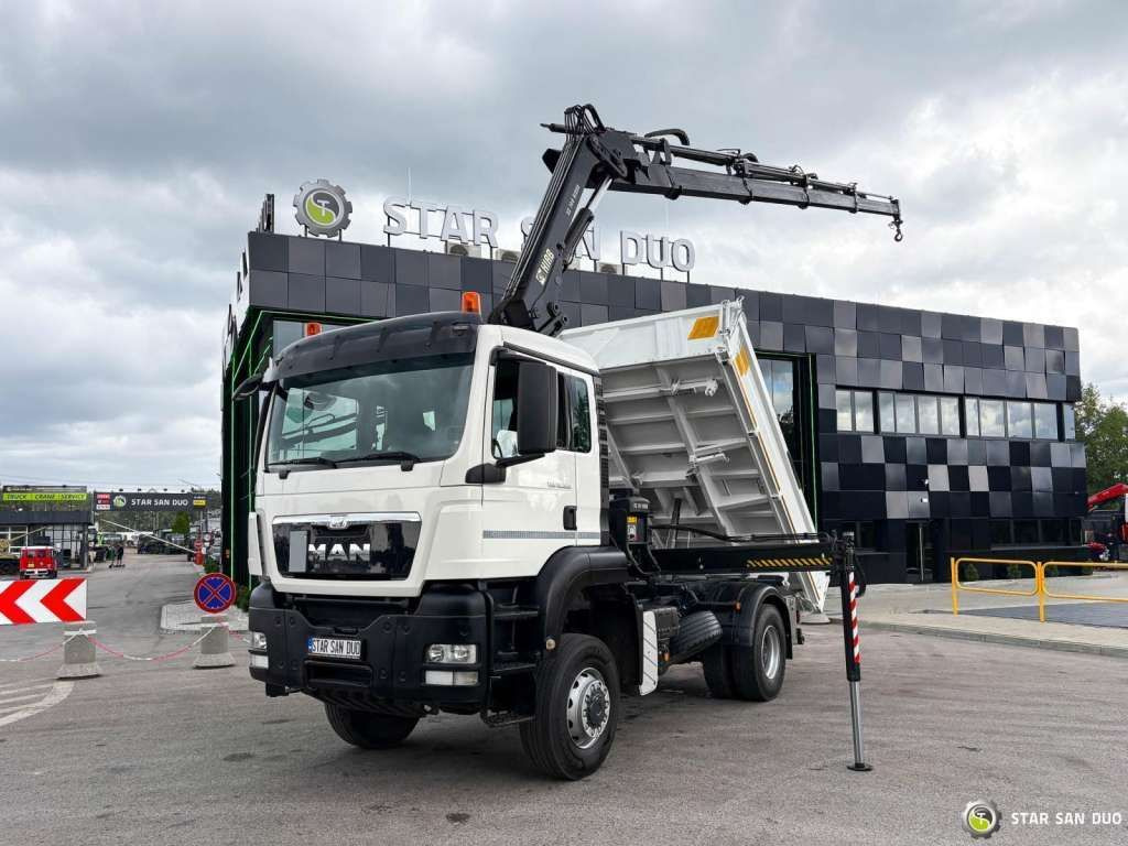 MAN TGS 18.360 4x4 HIAB 144 E-4 Crane Kipper - Sklápěč: obrázek 1 MAN TGS 18.360 4x4 HIAB 144 E-4 Crane Kipper - Sklápěč: obrázek 1