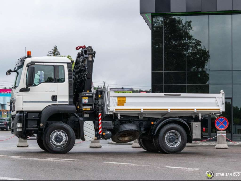 Sklápěč MAN  TGS 18.360 4x4 HIAB 144 E-4 Crane Kipper: obrázek 14