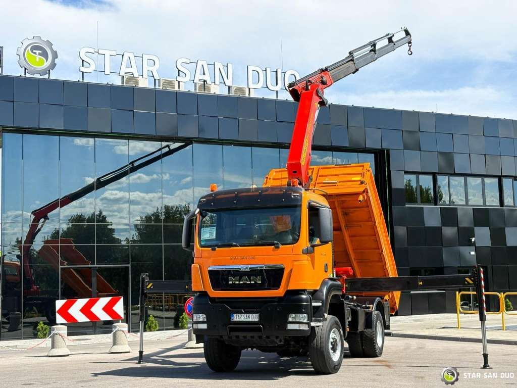 MAN TGS 18.480 4x4 PALFINGER PK 22002 Crane Kipper - Auto s hydraulickou rukou: obrázek 1 MAN TGS 18.480 4x4 PALFINGER PK 22002 Crane Kipper - Auto s hydraulickou rukou: obrázek 1