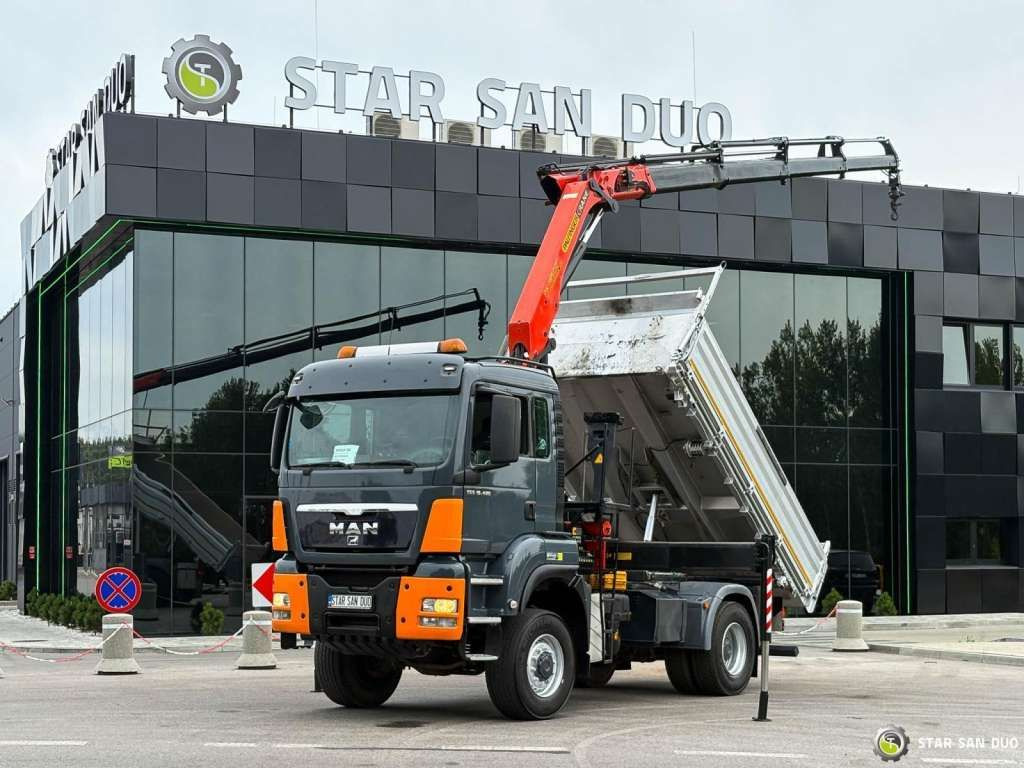 MAN TGS 18.480 PALFINGER PK 16502 HDS Crane,Kipper MAN TGS 18.480 PALFINGER PK 16502 HDS Crane,Kipper - Sklápěč: obrázek 1 MAN TGS 18.480 PALFINGER PK 16502 HDS Crane,Kipper MAN TGS 18.480 PALFINGER PK 16502 HDS Crane,Kipper - Sklápěč: obrázek 1