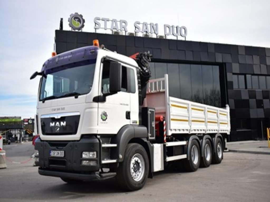 MAN  TGS 35.400 8X4 PALFINGER PK 33002 CRANE KIPPER - Sklápěč: obrázek 4 MAN  TGS 35.400 8X4 PALFINGER PK 33002 CRANE KIPPER - Sklápěč: obrázek 4