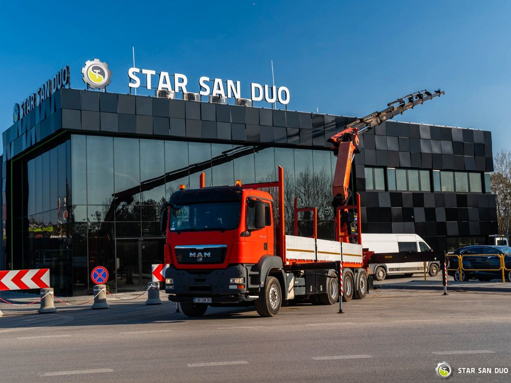 MAN TGS 35.400 PALFINGER PK 44002 WINCH TRIDEM KRAN - Auto s hydraulickou rukou, Nákladní automobil valníkový/ Plošinový: obrázek 1 MAN TGS 35.400 PALFINGER PK 44002 WINCH TRIDEM KRAN - Auto s hydraulickou rukou, Nákladní automobil valníkový/ Plošinový: obrázek 1