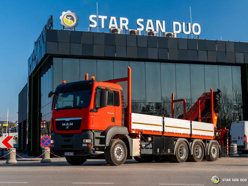 MAN TGS 35.400 PALFINGER PK 44002 WINCH TRIDEM KRAN - Auto s hydraulickou rukou, Nákladní automobil valníkový/ Plošinový: obrázek 3 MAN TGS 35.400 PALFINGER PK 44002 WINCH TRIDEM KRAN - Auto s hydraulickou rukou, Nákladní automobil valníkový/ Plošinový: obrázek 3