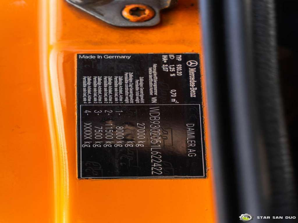 Auto s hydraulickou rukou Mercedes-Benz  ACTROS 2541 6x2 Palfinger PK 34002  Crane Winch: obrázek 12