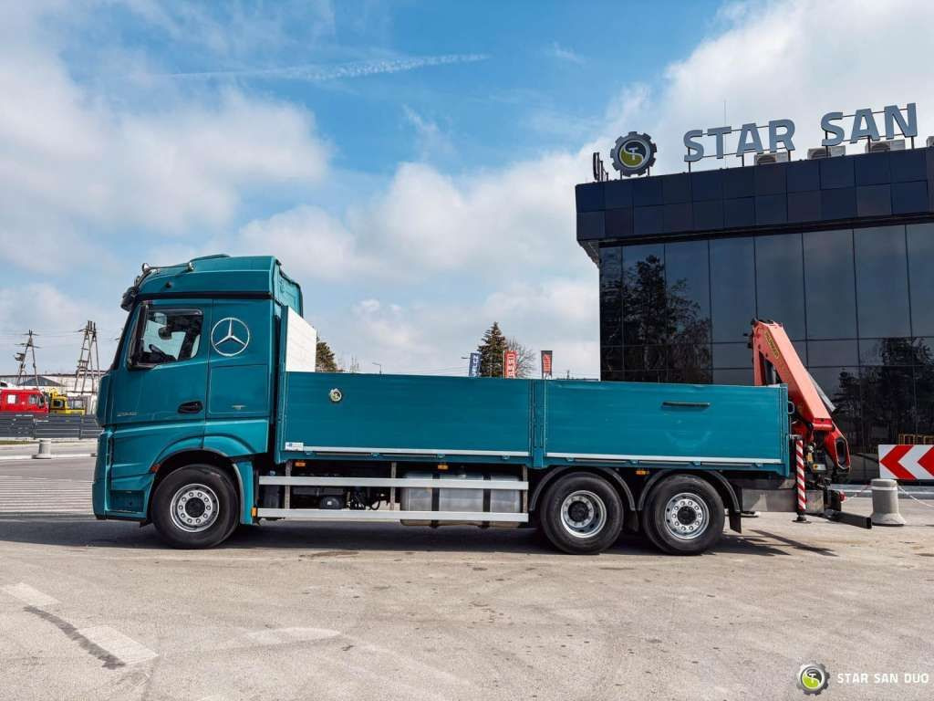 Auto s hydraulickou rukou, Nákladní automobil valníkový/ Plošinový Mercedes-Benz  ACTROS 2545 6x2 Palfinger PK 16001 HDS Crane Mercedes-Benz  ACTROS 2545 6x2 Palfinger PK 16001 HDS Crane: obrázek 8