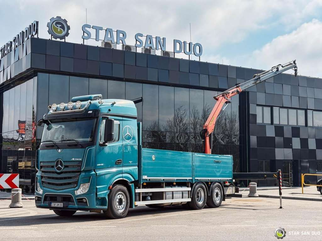 Mercedes-Benz ACTROS 2545 6x2 Palfinger PK 16001 HDS Crane Mercedes-Benz ACTROS 2545 6x2 Palfinger PK 16001 HDS Crane - Auto s hydraulickou rukou, Nákladní automobil valníkový/ Plošinový: obrázek 1 Mercedes-Benz ACTROS 2545 6x2 Palfinger PK 16001 HDS Crane Mercedes-Benz ACTROS 2545 6x2 Palfinger PK 16001 HDS Crane - Auto s hydraulickou rukou, Nákladní automobil valníkový/ Plošinový: obrázek 1