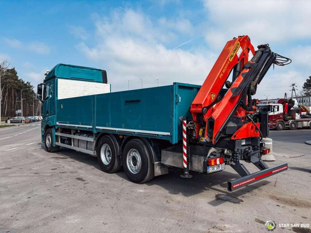 Auto s hydraulickou rukou, Nákladní automobil valníkový/ Plošinový Mercedes-Benz  ACTROS 2545 6x2 Palfinger PK 16001 HDS Crane Mercedes-Benz  ACTROS 2545 6x2 Palfinger PK 16001 HDS Crane: obrázek 10