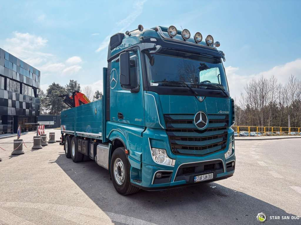 Mercedes-Benz ACTROS 2545 6x2 Palfinger PK 16001 HDS Crane Mercedes-Benz ACTROS 2545 6x2 Palfinger PK 16001 HDS Crane - Auto s hydraulickou rukou, Nákladní automobil valníkový/ Plošinový: obrázek 5 Mercedes-Benz ACTROS 2545 6x2 Palfinger PK 16001 HDS Crane Mercedes-Benz ACTROS 2545 6x2 Palfinger PK 16001 HDS Crane - Auto s hydraulickou rukou, Nákladní automobil valníkový/ Plošinový: obrázek 5