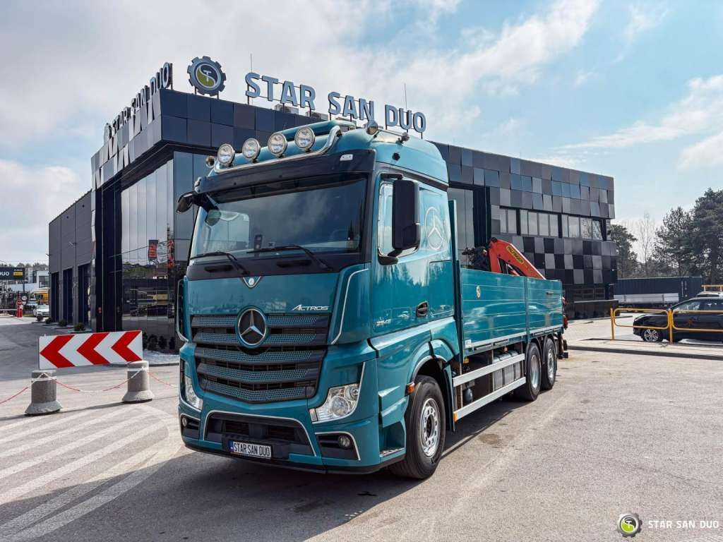 Auto s hydraulickou rukou, Nákladní automobil valníkový/ Plošinový Mercedes-Benz  ACTROS 2545 6x2 Palfinger PK 16001 HDS Crane Mercedes-Benz  ACTROS 2545 6x2 Palfinger PK 16001 HDS Crane: obrázek 6