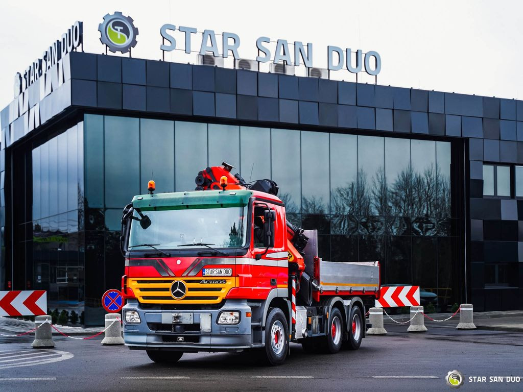 Auto s hydraulickou rukou, Nákladní automobil valníkový/ Plošinový Mercedes-Benz ACTROS 2648 6x4 PALFINGER PK 29002 EURO 5 JIB: obrázek 7
