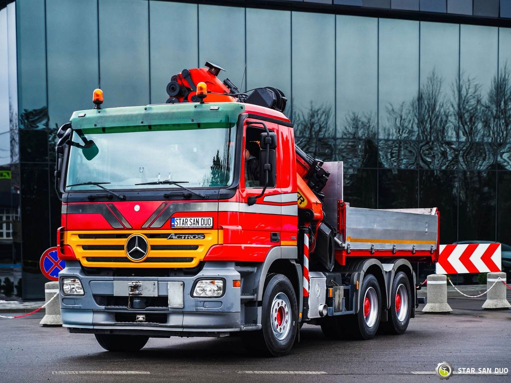 Auto s hydraulickou rukou, Nákladní automobil valníkový/ Plošinový Mercedes-Benz ACTROS 2648 6x4 PALFINGER PK 29002 EURO 5 JIB: obrázek 9