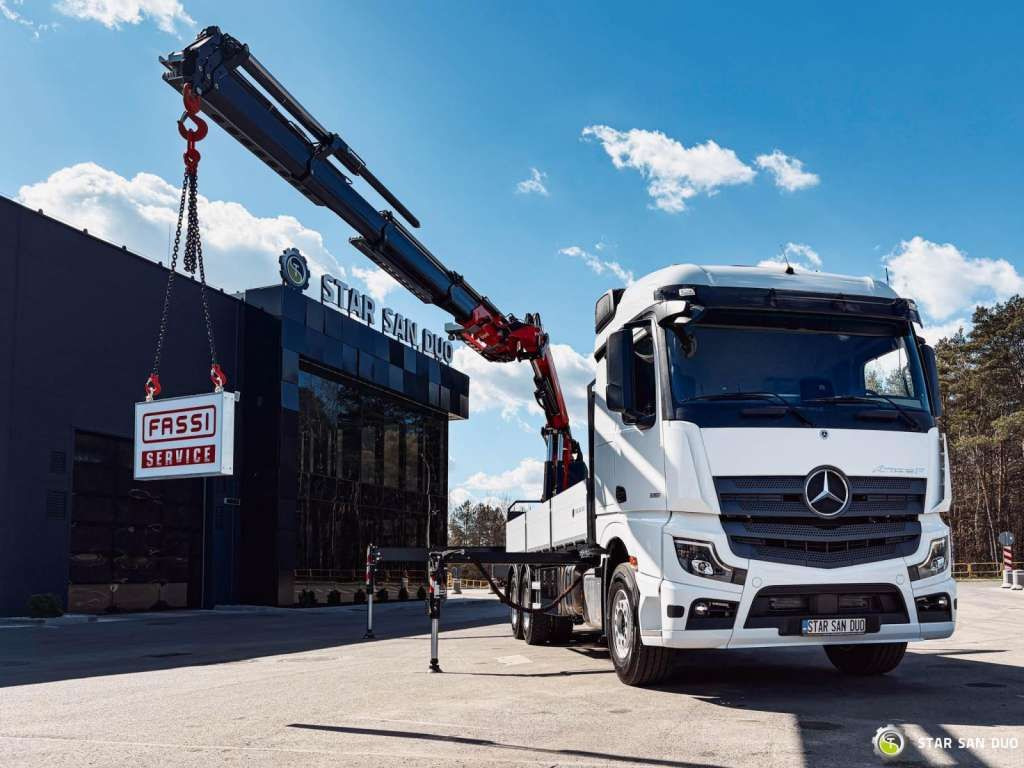 Auto s hydraulickou rukou Mercedes-Benz  ACTROS 3351 NEW 6x4 Fassi F485 Crane: obrázek 12