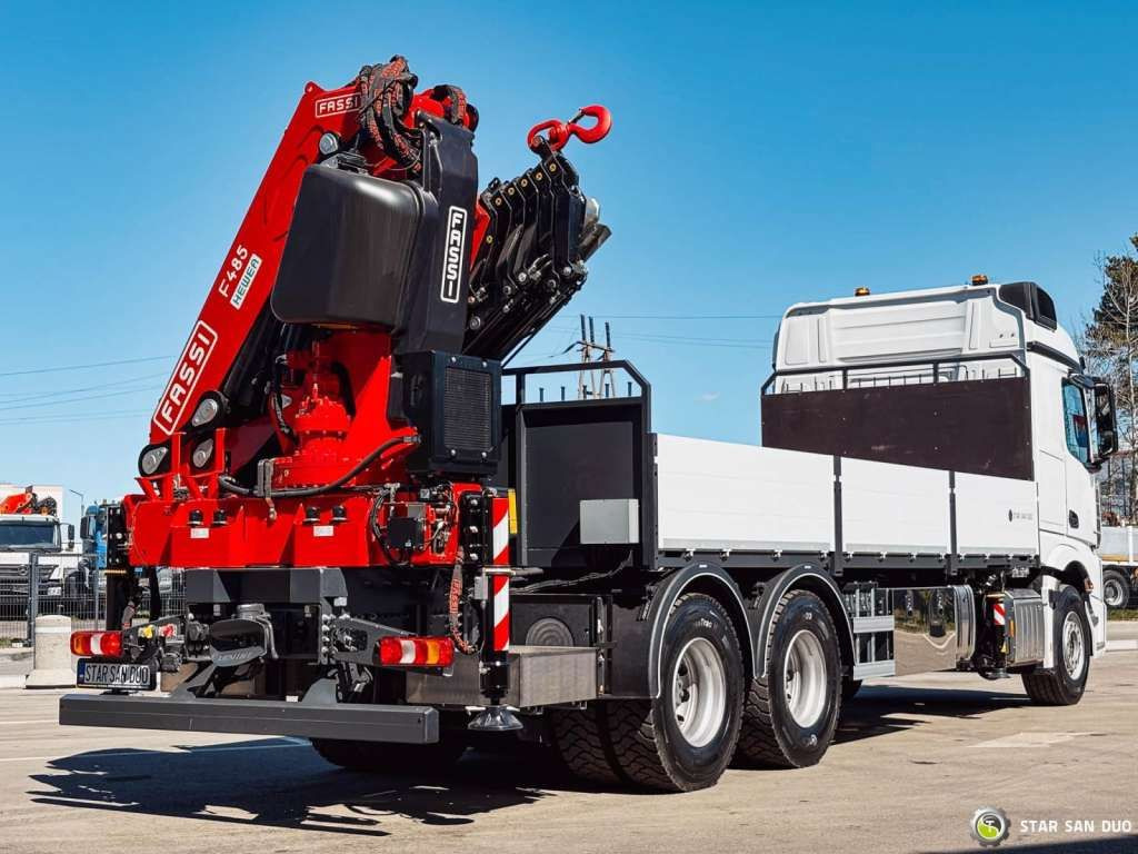 Auto s hydraulickou rukou Mercedes-Benz  ACTROS 3351 NEW 6x4 Fassi F485 Crane: obrázek 15