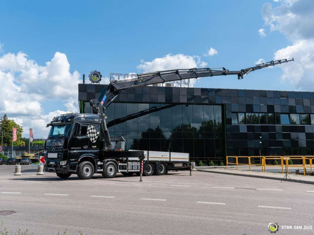 Auto s hydraulickou rukou Mercedes-Benz  AROCS 3251 8x4 HMF 8520 Fly Jib Winch: obrázek 13