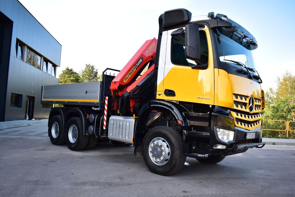 Mercedes-Benz AROCS 3345 6x6 PALFINGER PK 33002 EURO 6 KRAN - Auto s hydraulickou rukou, Nákladní automobil valníkový/ Plošinový: obrázek 3 Mercedes-Benz AROCS 3345 6x6 PALFINGER PK 33002 EURO 6 KRAN - Auto s hydraulickou rukou, Nákladní automobil valníkový/ Plošinový: obrázek 3