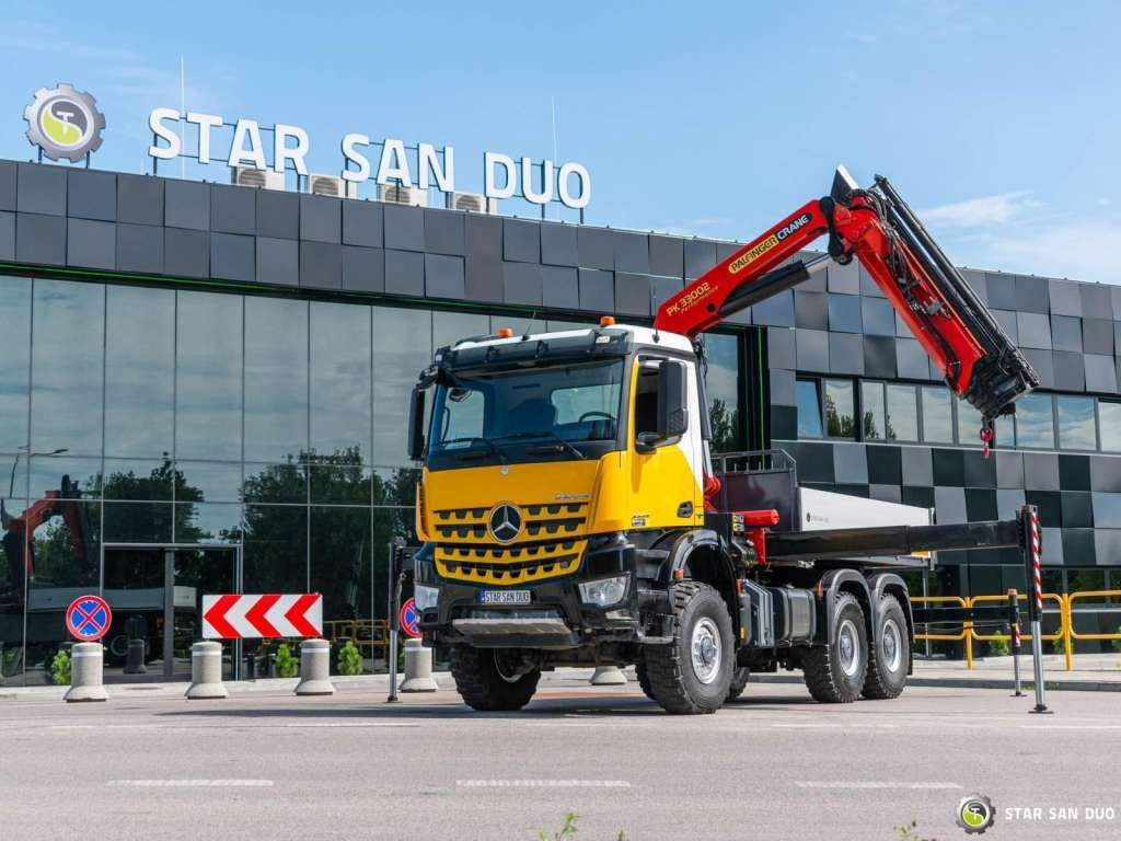 Mercedes-Benz AROCS 3345 6x6 PALFINGER PK 33002 Euro 6 Crane - Auto s hydraulickou rukou: obrázek 5 Mercedes-Benz AROCS 3345 6x6 PALFINGER PK 33002 Euro 6 Crane - Auto s hydraulickou rukou: obrázek 5