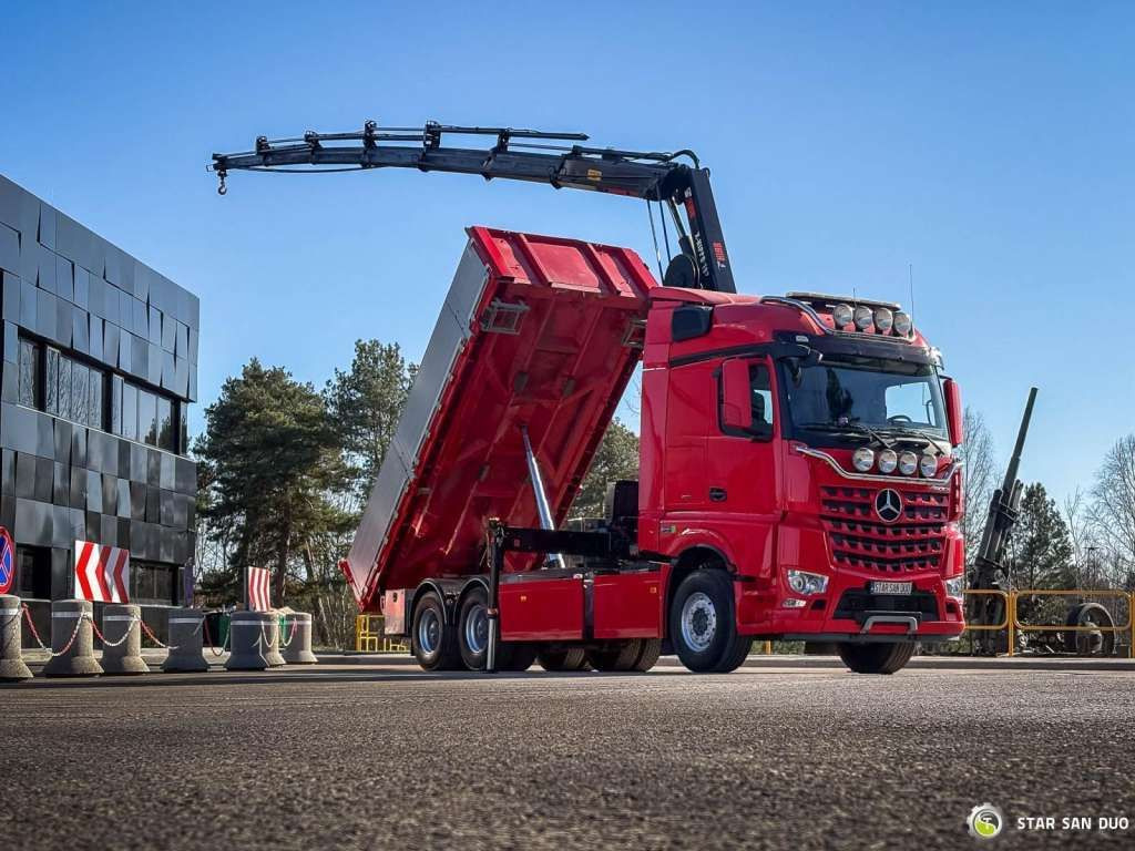 Mercedes-Benz  AROCS 3358L 6x4 HIAB 192X-HIPRO E-6 Crane Kippe - Sklápěč: obrázek 3 Mercedes-Benz  AROCS 3358L 6x4 HIAB 192X-HIPRO E-6 Crane Kippe - Sklápěč: obrázek 3