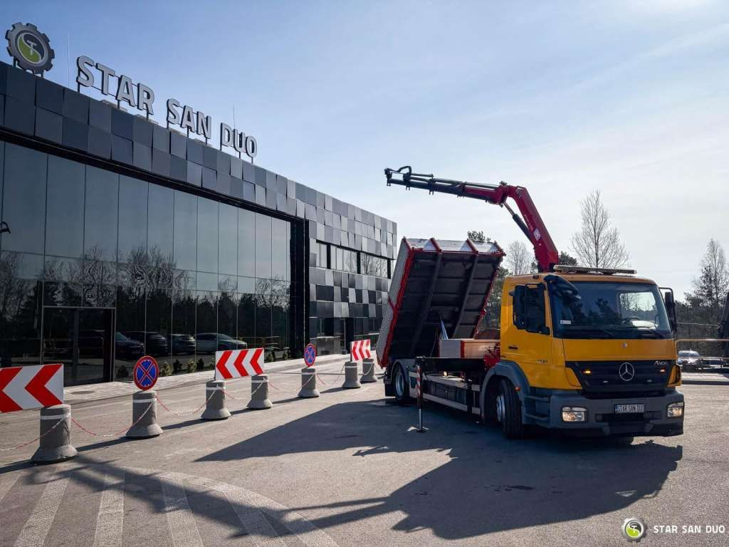 Mercedes-Benz AXOR 1824 4x2 HMF 975 HDS Crane Rotator Kipper Mercedes-Benz AXOR 1824 4x2 HMF 975 HDS Crane Rotator Kipper - Auto s hydraulickou rukou, Sklápěč: obrázek 5 Mercedes-Benz AXOR 1824 4x2 HMF 975 HDS Crane Rotator Kipper Mercedes-Benz AXOR 1824 4x2 HMF 975 HDS Crane Rotator Kipper - Auto s hydraulickou rukou, Sklápěč: obrázek 5