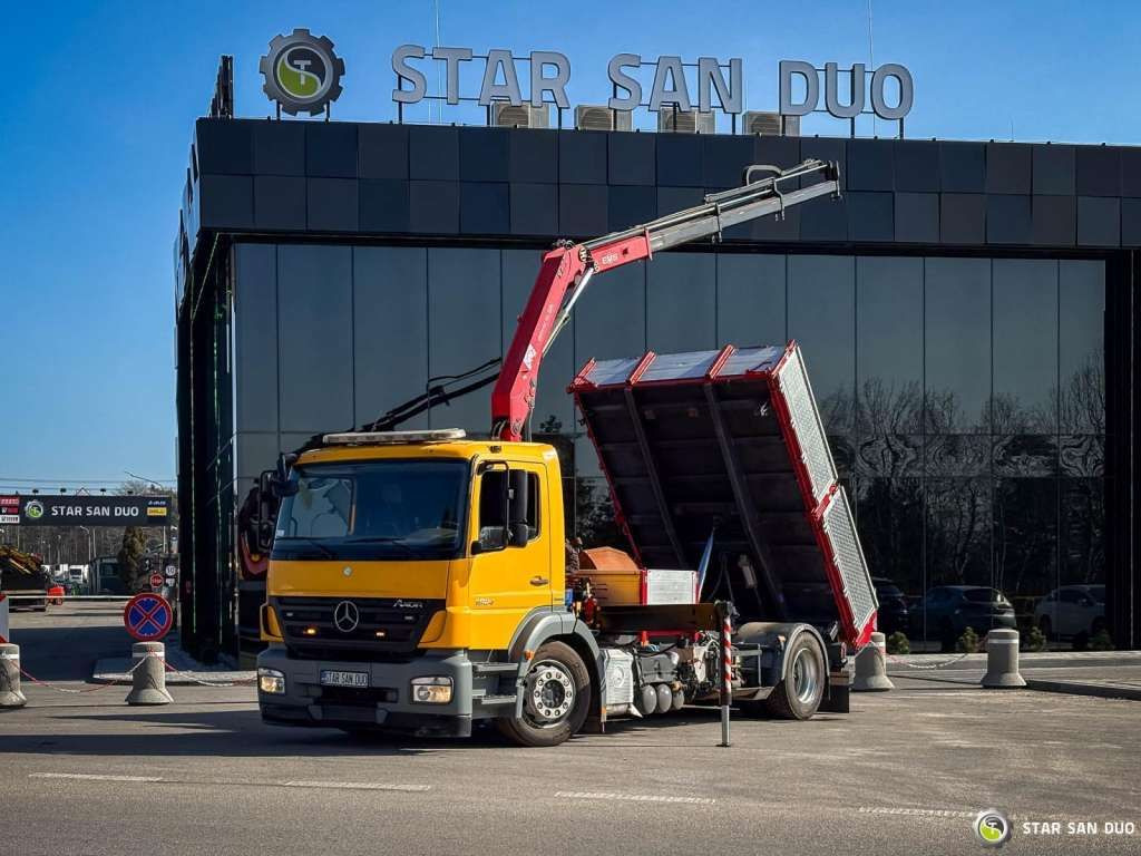 Mercedes-Benz AXOR 1824 4x2 HMF 975 HDS Crane Rotator Kipper Mercedes-Benz AXOR 1824 4x2 HMF 975 HDS Crane Rotator Kipper - Auto s hydraulickou rukou, Sklápěč: obrázek 1 Mercedes-Benz AXOR 1824 4x2 HMF 975 HDS Crane Rotator Kipper Mercedes-Benz AXOR 1824 4x2 HMF 975 HDS Crane Rotator Kipper - Auto s hydraulickou rukou, Sklápěč: obrázek 1